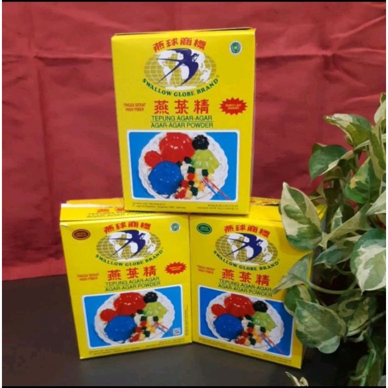 

Agar agar Swallow plain 1kotak