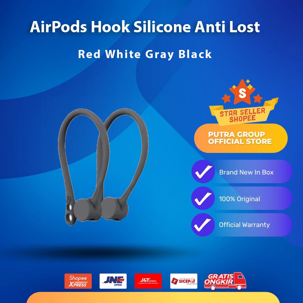 Apple AirPods Pro 1 2 3 Hook Silicone Wireless Sports Anti-Lost 1 Pair