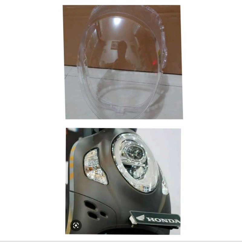 mika kaca lampu depan All New Scoopy  2021