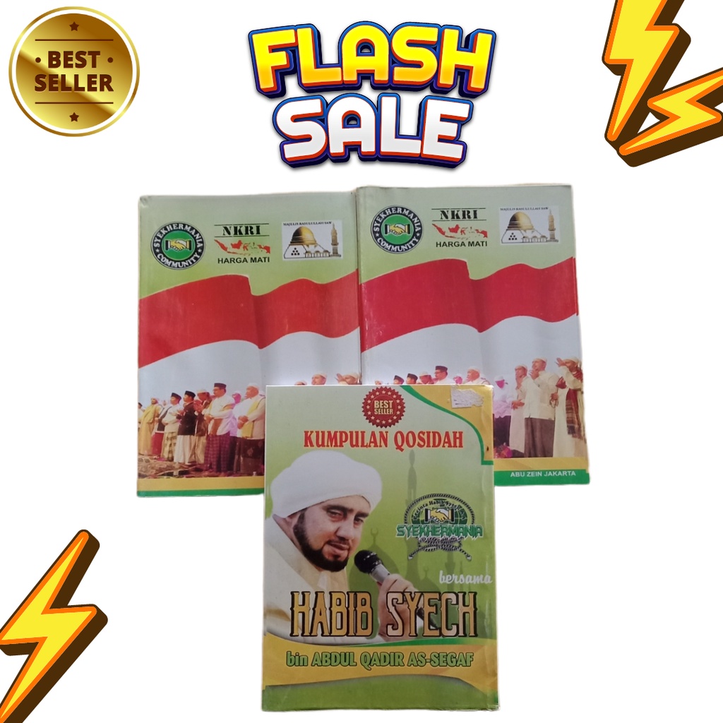 Buku Qosidah Habib Syech Lengkap/Buku Qosidah Dan Syiir Habib Syekh Murah/Buku Qosidah Sholawat Habi