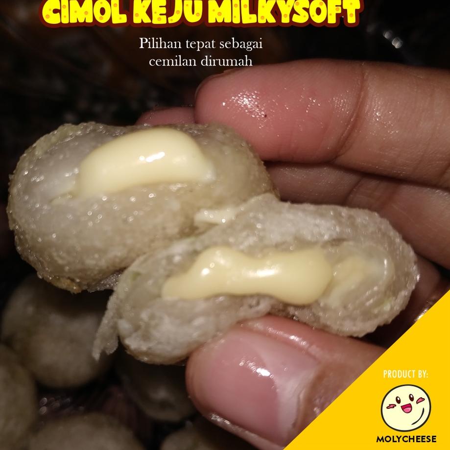 

ㆅ Cimol Leleh Keju Mozarella Keju Milky Premium isi 20 biji Kemasan Vakum Frozen Food By Molycheese ㅼ