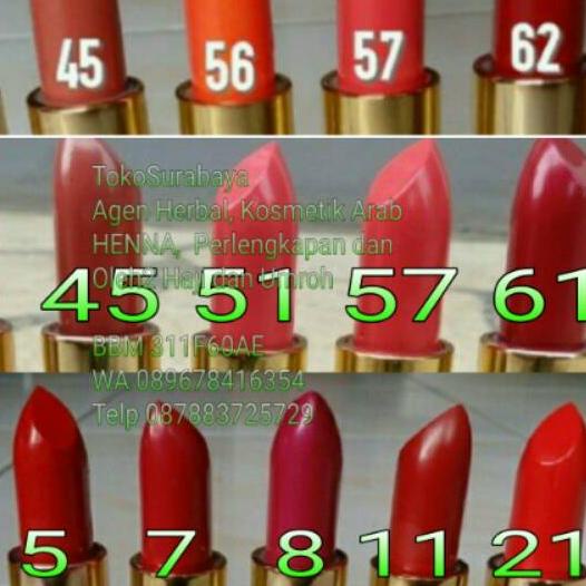 Diskon✔️Lipstik Lipstick Arab Elizabeth Helen Warna Lengkap|SQ5