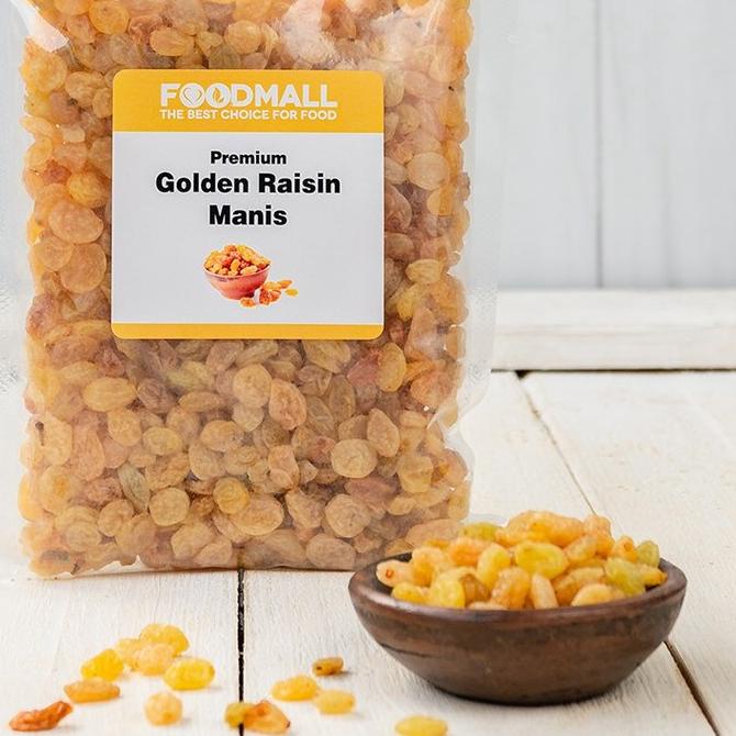 

Terdepan Golden Raisin Simin Manis Organik / Kismis Emas 250 Gram