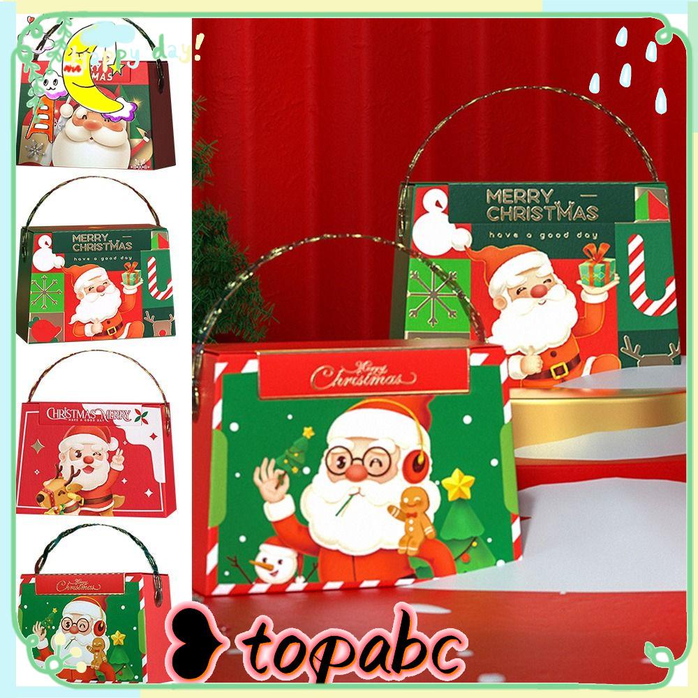 Top 4PCS Christmas Gift Box Kotak Permen Coklat Rias Pesta Berkualitas Tinggi