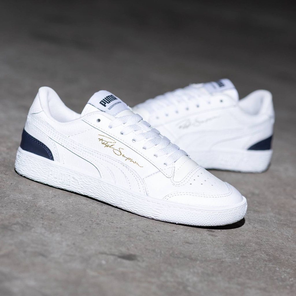 Sepatu Puma Ralph Sampson White Navy Putih Biru Premium