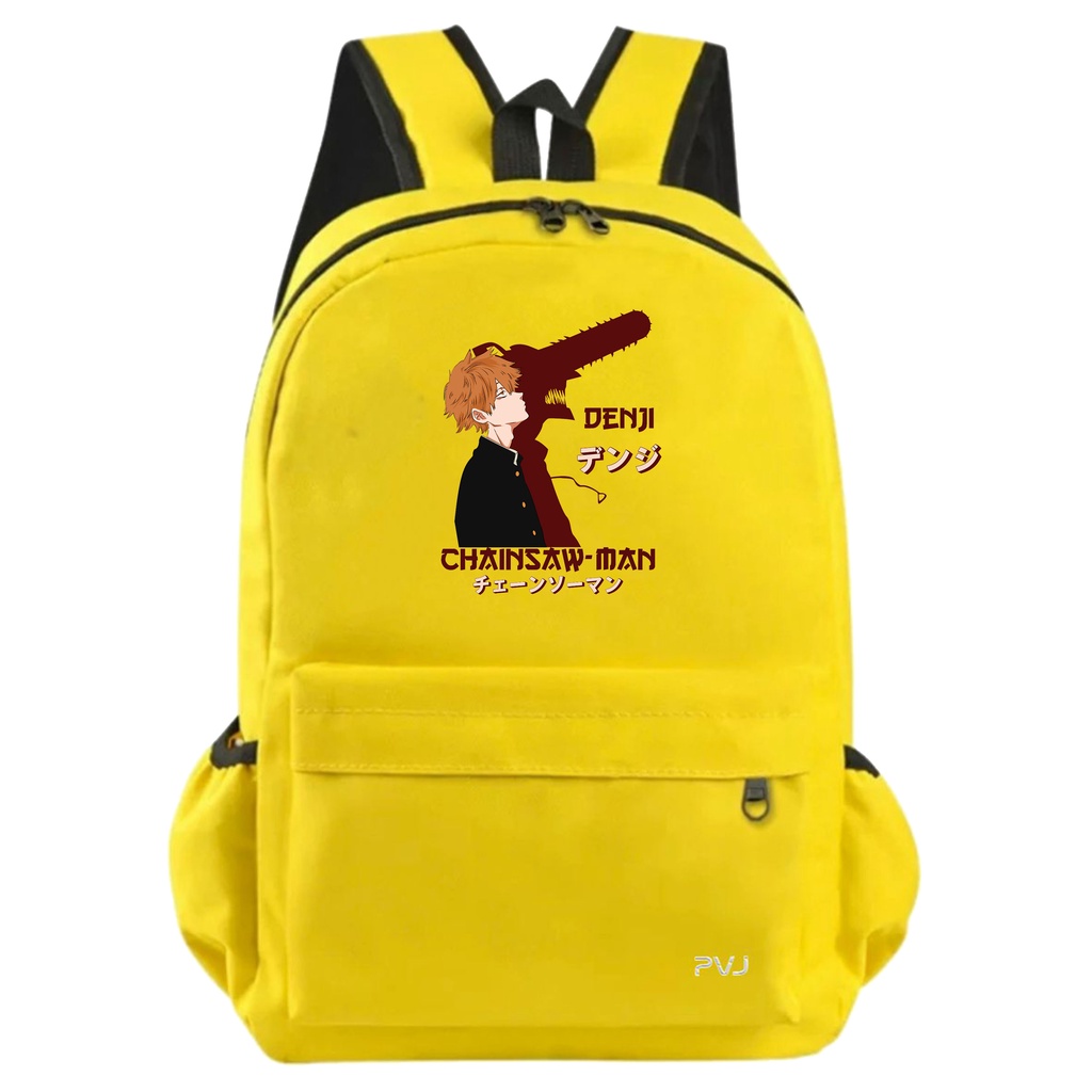 PVJ - Backpack Anime Chainsaw Man Tas Ransel Anak Sekolah