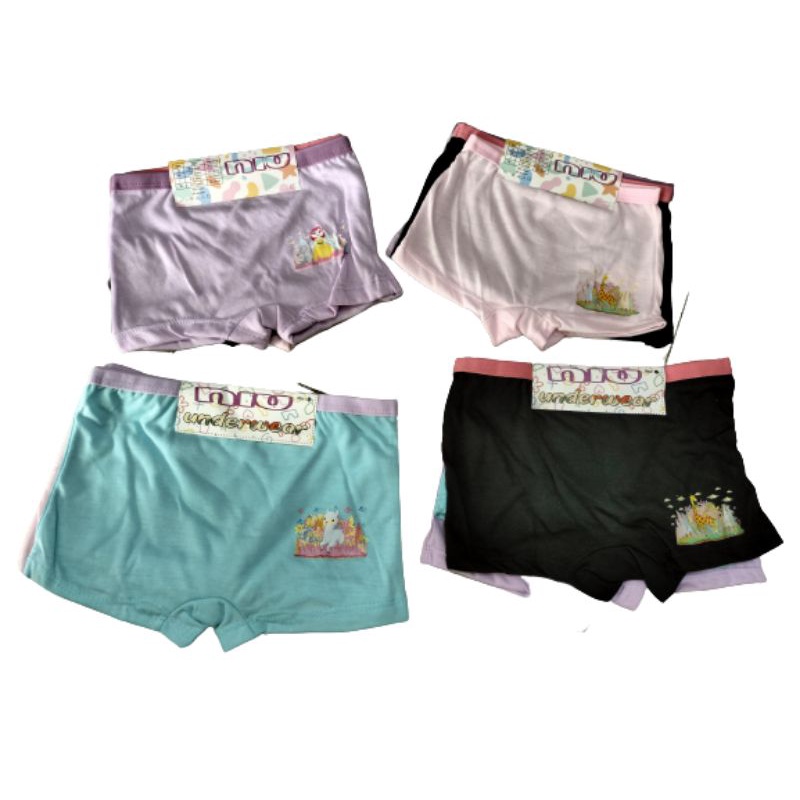 (Harga 1 Paket isi 3 pcs) CELANA DALAM ANAK ( BOXER ) Bahan : COTTON