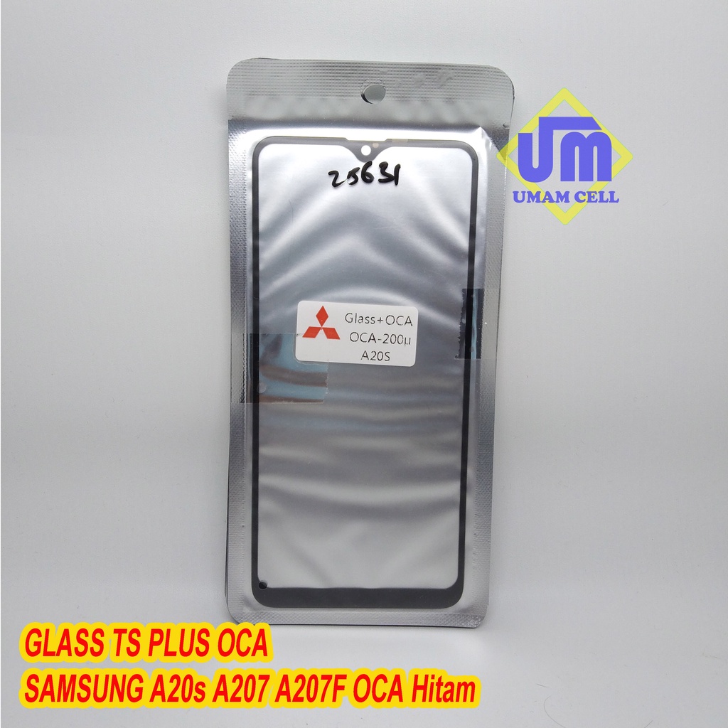 SAMSUNG A20s A207 A207F Glass Kaca TS LCD Plus Lem OCA