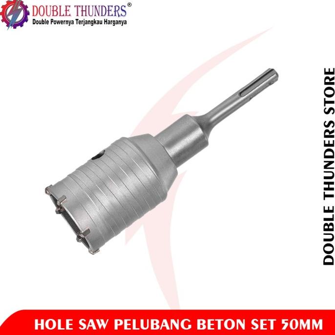 DT Hole Saw Beton Set 50MM / Hole Saw Pelubang Beton Set dthund33 Murah