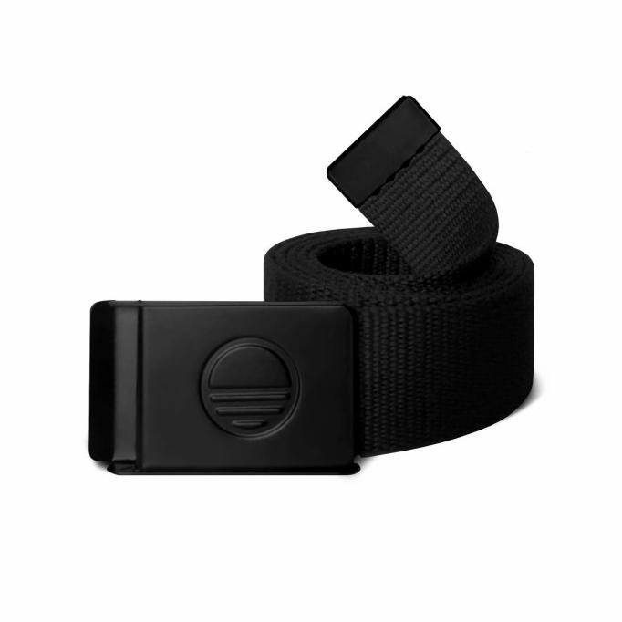 Terbaik Open Ending Webbing Belt Metal Buckle Deboss Logo ,,