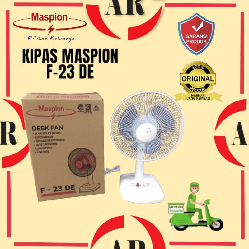 KIPAS ANGIN / KIPAS MEJA / KIPAS DUDUK MASPION 9 "/ MASPION F-23 DE