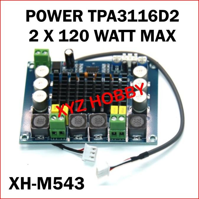 Xh-M543 Power Class D Tpa3116D2 Stereo Power Amplifier Tpa3116 543 #Original