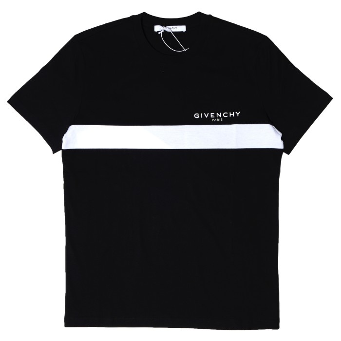 Givenchy Stripe & Logo T-shirt (100% Authentic) - L