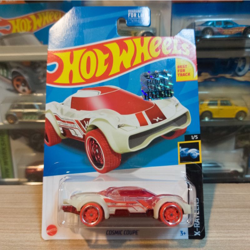 HOT WHEELS COSMIC COUPE RED - GLOW IN THE DARK - FS 2022