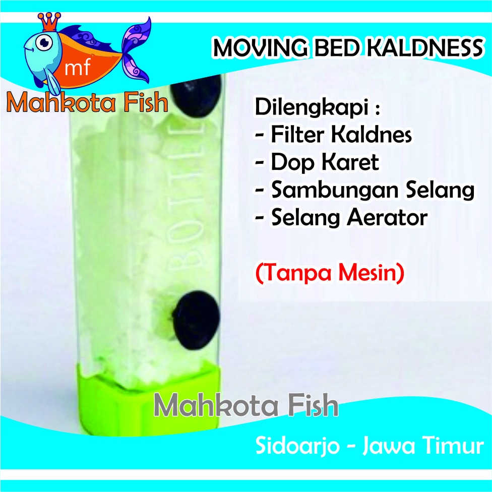 Filter Moving Bed Kaldnes | Filter Ikan | Filter Lucu | Filter Aquarium (FREE Buble Wrap)