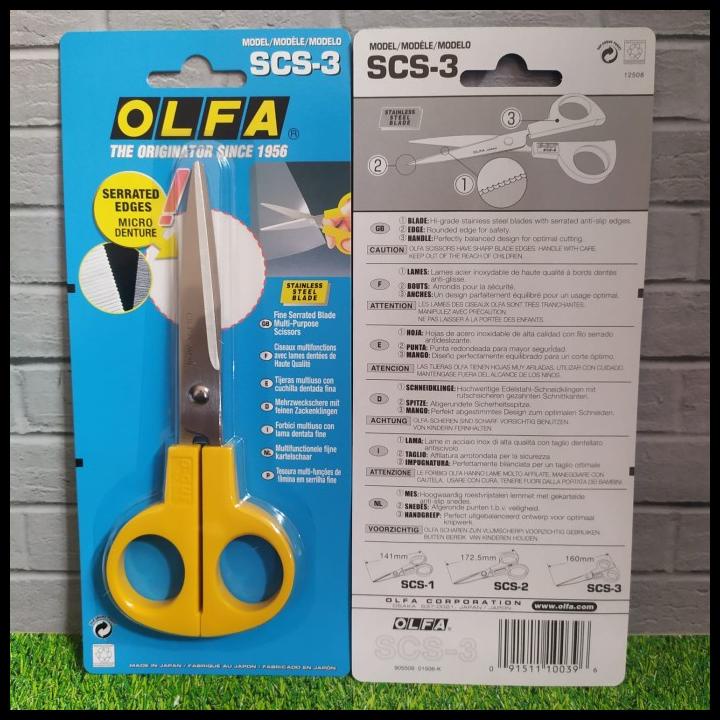 

Gunting Scs-3 Olfa Stainless Steel Blade