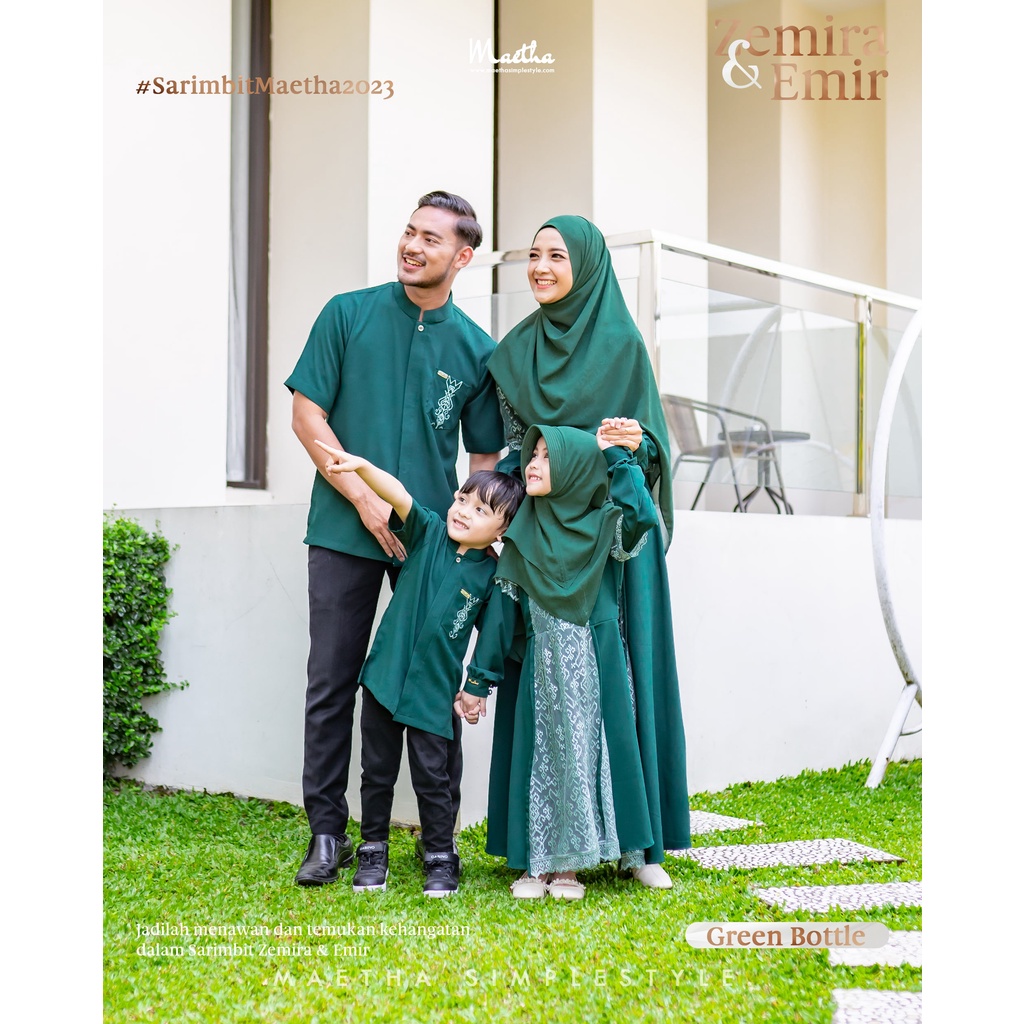 Maetha - Gamis Muslim Anak Zemira Series-3