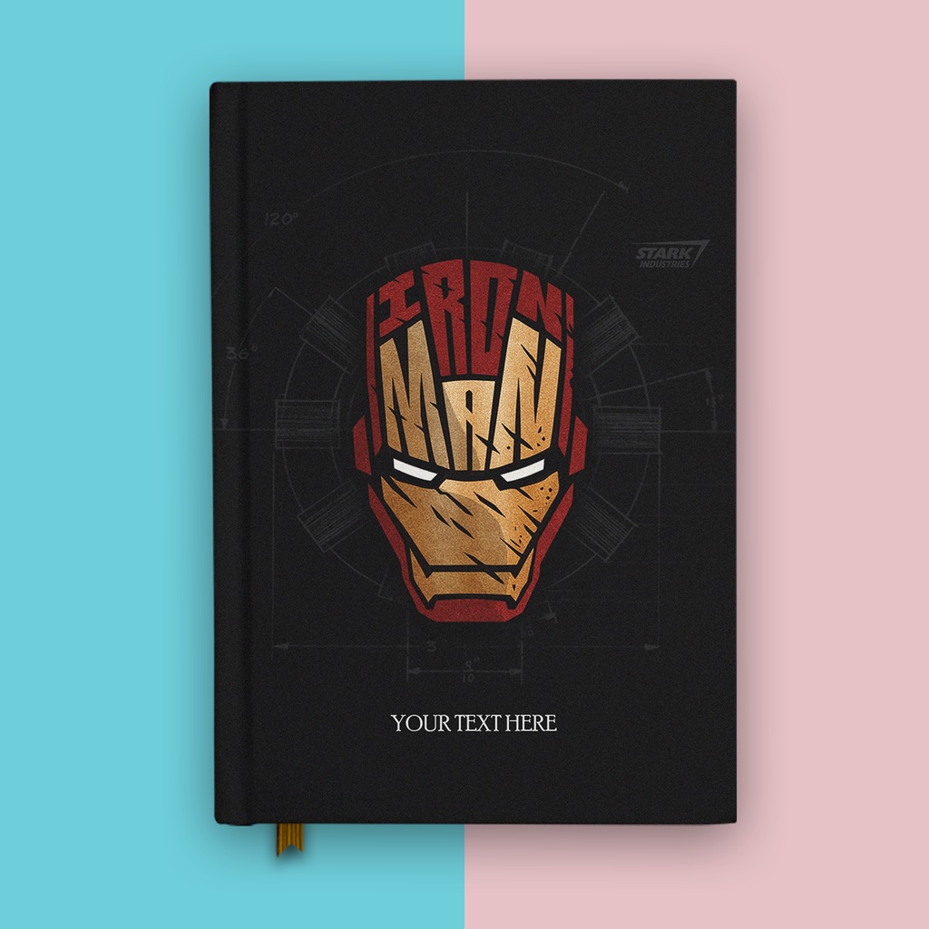 

Buku Catatan Iron Man 1 Marvel Superhero Hardcover Agenda Diary Notebook Planner Jurnal Custom A5 A6