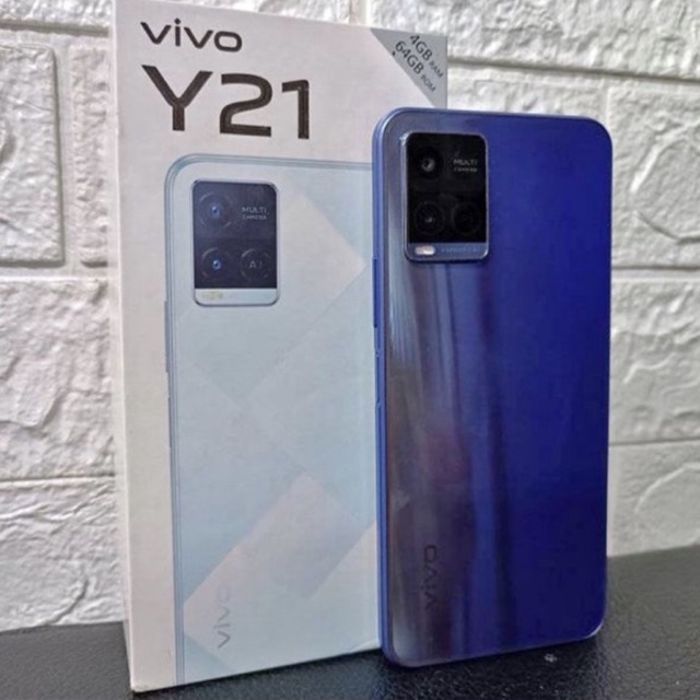 VIVO Y21 Ram 4/64GB SECOND RASA GRESS 99% mulus like new