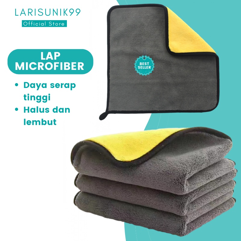 Kain Microfiber Lap Mobil Perawatan Kendaraan Alat Kebersihan Lap Microfiber