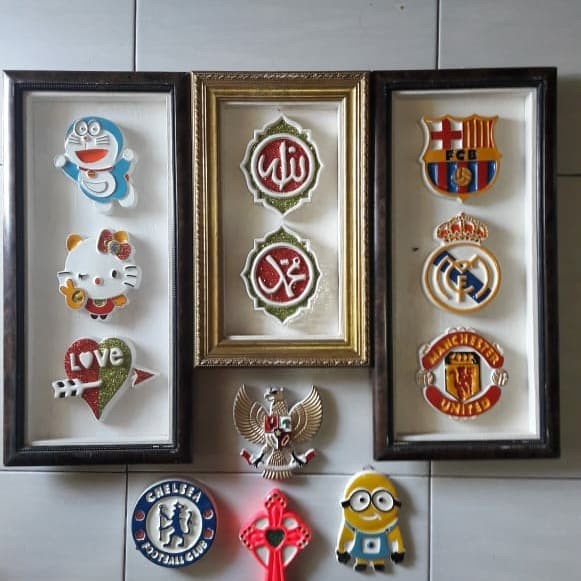 CETAKAN GYPSUM ALAT SENI BUDAYA SD SMP SMA HARGA PER 1 ADA KALIGRAFI