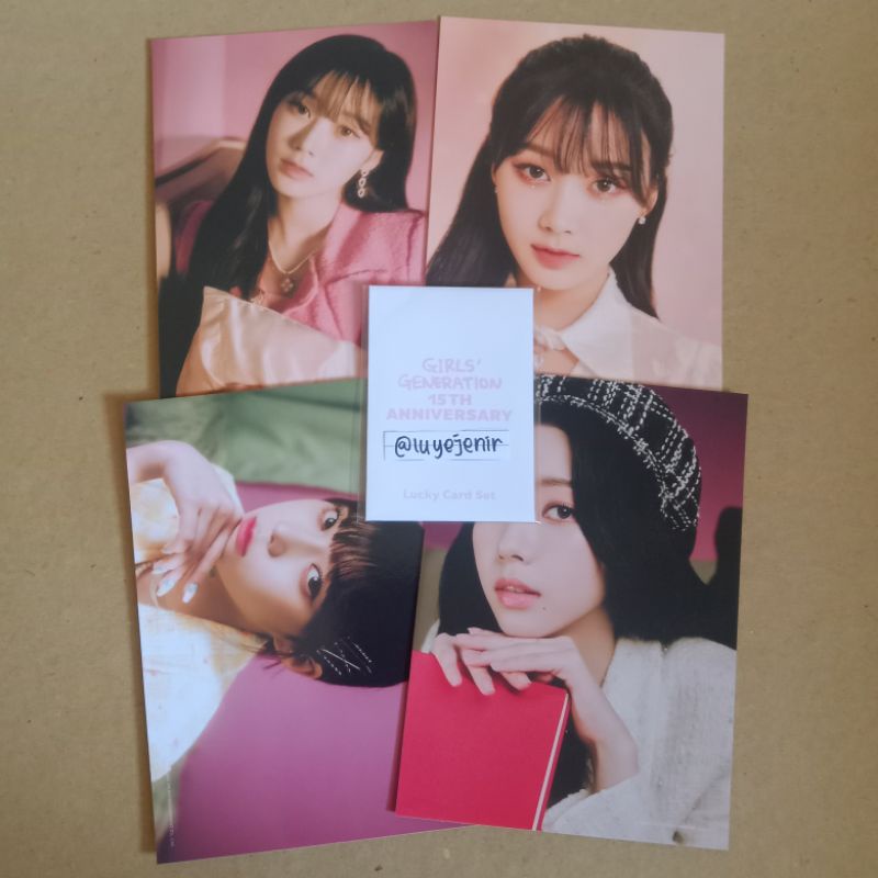 [ Take All ] PC Taeyeon lucky card sealed SNSD Photocard photo set anniversary 15th 15 th anniv debu