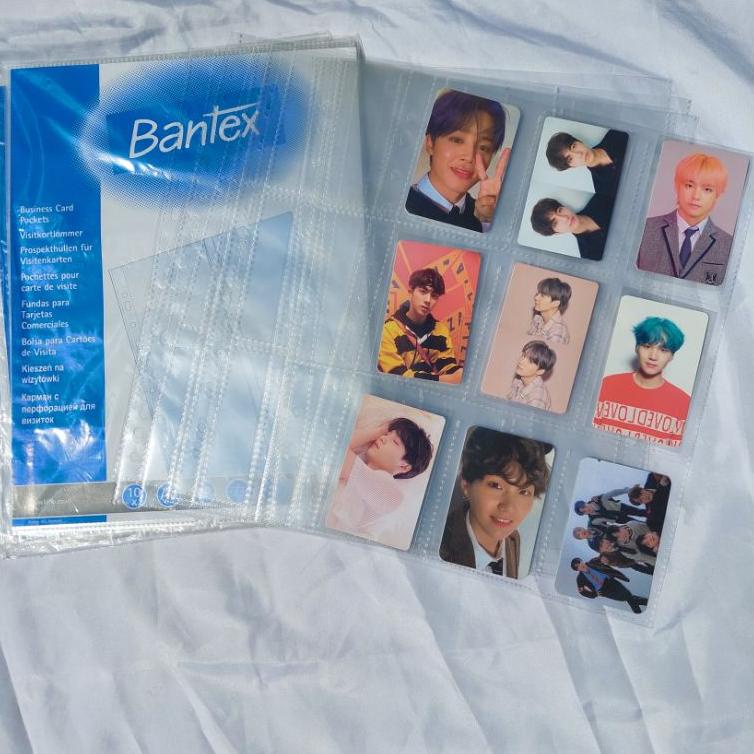 

ヒ Sleeve binder photocard a4 bantex 9p / binder pocket bantex a4 9p ❂