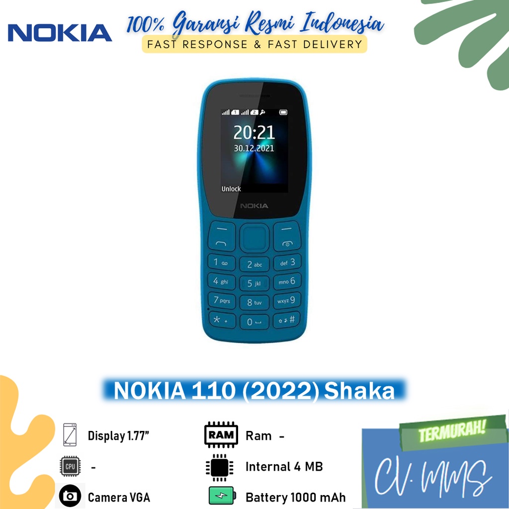 Nokia 110 (2022) Shaka - Garansi Resmi