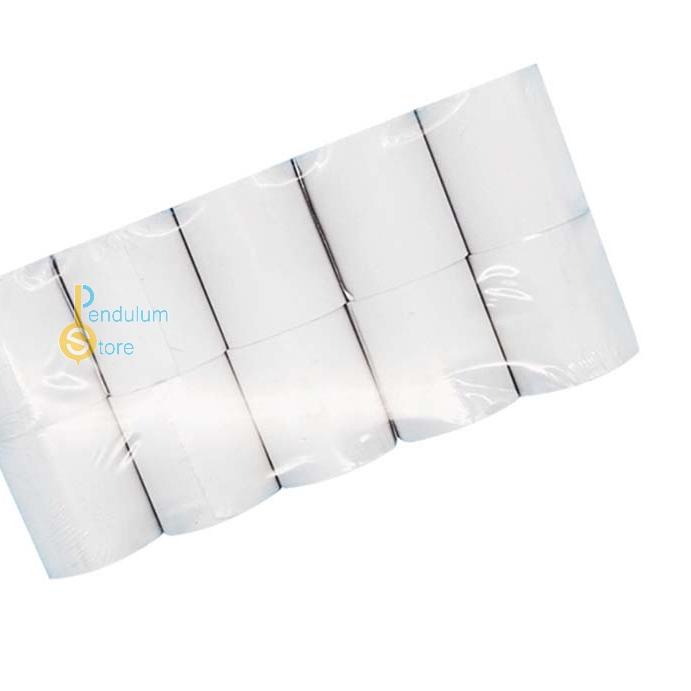 

☺_☻ Pack Kertas Thermal 58x40mm isi 10 Roll / 10 Buah Thermal Paper Struk Receipt ukuran 58 X 40 MM