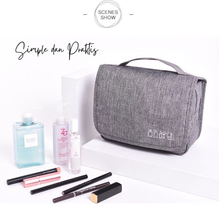 Tas Kosmetik Korea Make Up Bag Cosmetics Storage Bag Multifungsi