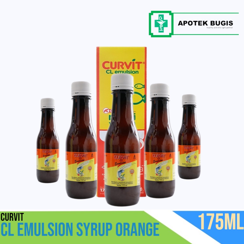 Curvit Cl Emulsion 175ml Suplemen Penambah Nafsu Makan MultiVitamin