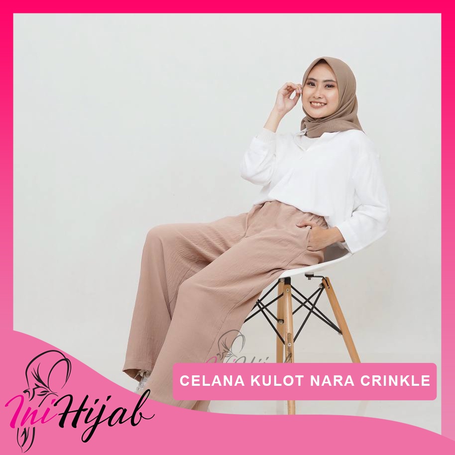Ini Hijab - Celana Kulot Nara Crinkle