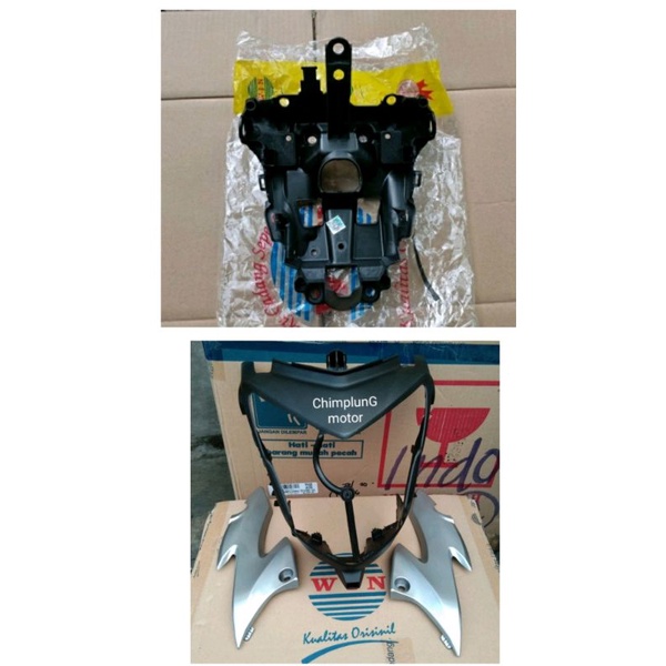 BATOK KEDOK KEPALA LAMPU DEPAN BELAKANG PLUS KUPING KANAN KIRI HONDA CB150R CB 150 R CB150 R OLD LAM