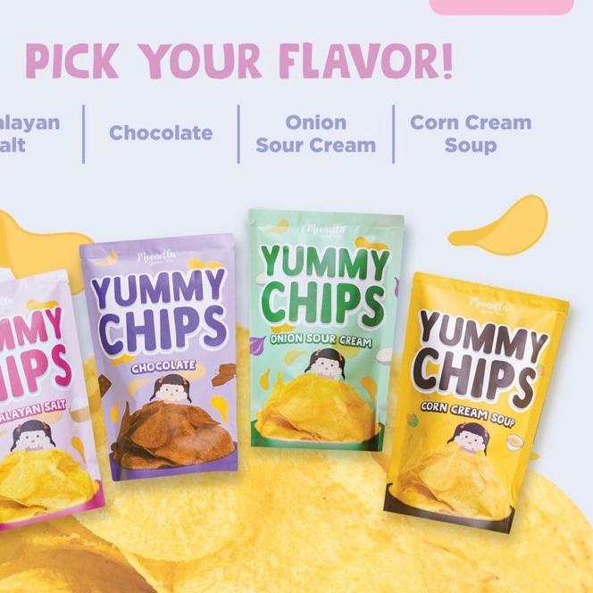 

TERBAIK ✽ Moonella Yummy Chips Keripik Kentang,,,