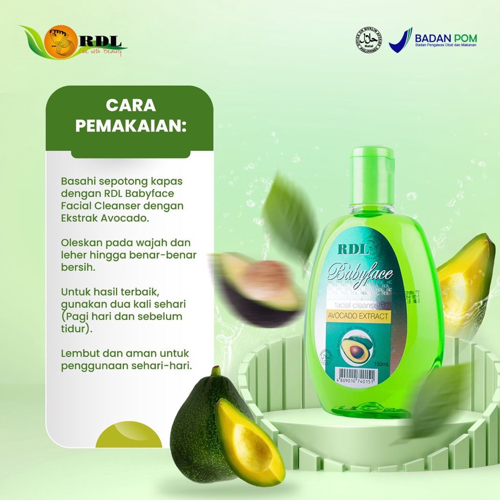 RDL Babyface Facial Cleanser with Avocado Extract 150 ML