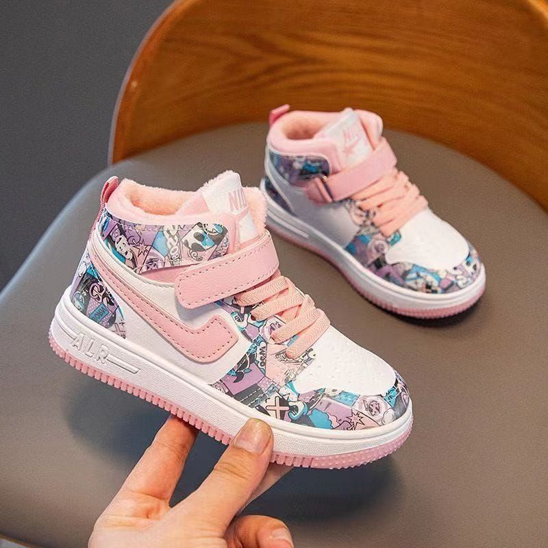 New Sepatu Jordan Motif Anak Perempuan Untuk Umur 5/9 Tahun