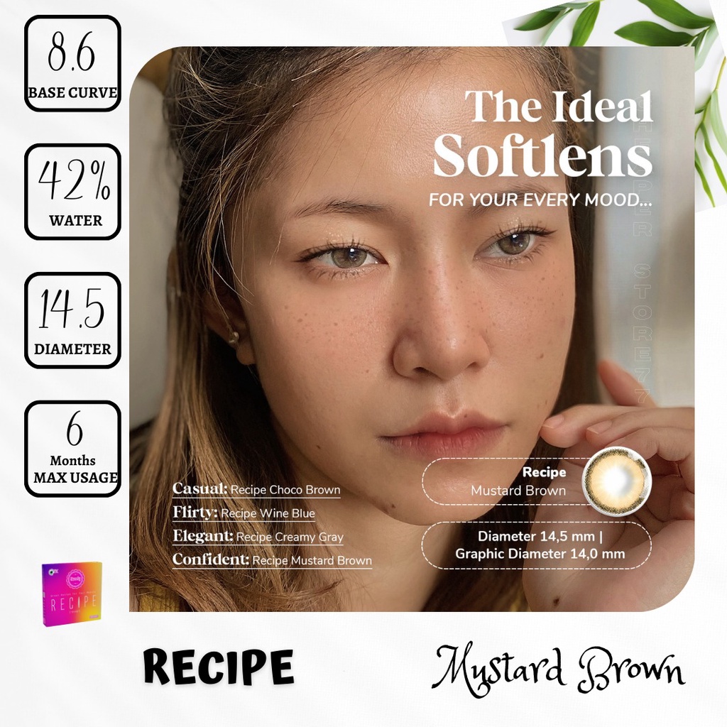 SOFTLENS RECIPE BY CTK MINUS - 3.25 SD - 6.00