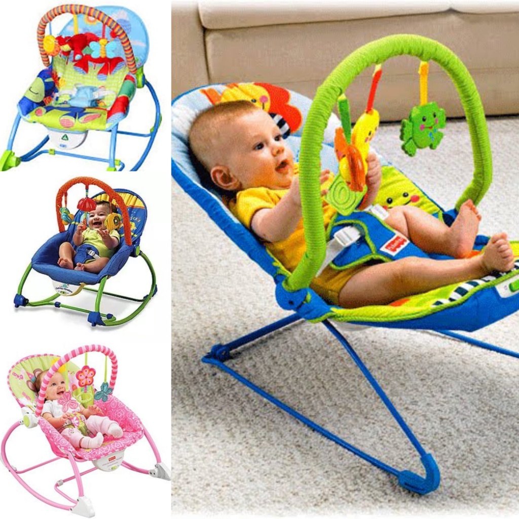 Mikusoo Baby Bouncer Toodler Kursi Goyang Manual Rocker Bayi