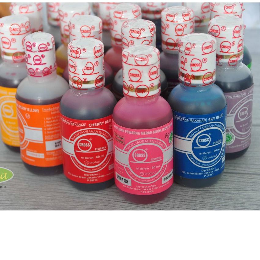

Paling Baru Pewarna Makanan Cross / Food Colouring Cross 60 ml...