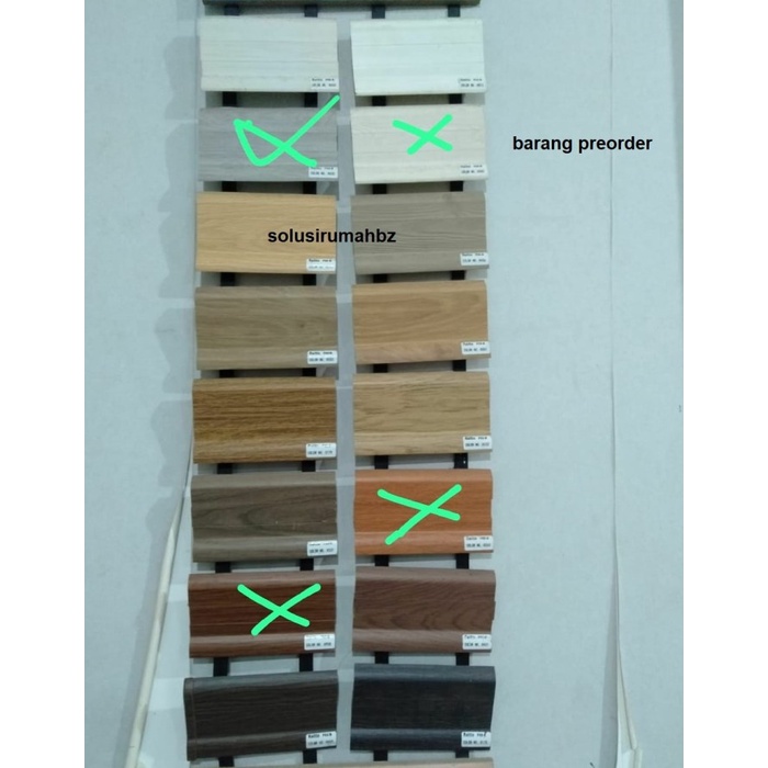 LIST PVC PLANK LIS KAYU LANTAI VINYL flooring plastik panel rongga