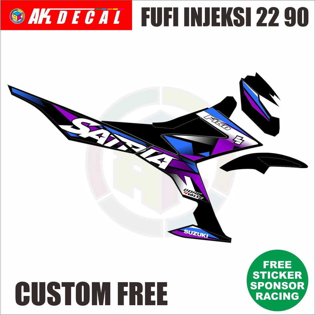 STRIPING LIVERY SATRIA FUFI 150 INJEKSI CUSTOM 2290