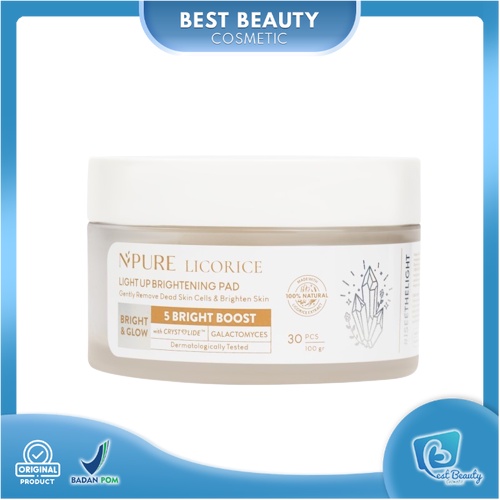 ★ BB ★ NPURE LICORICE Light Up Brightening Pad 100gr | N'Pure