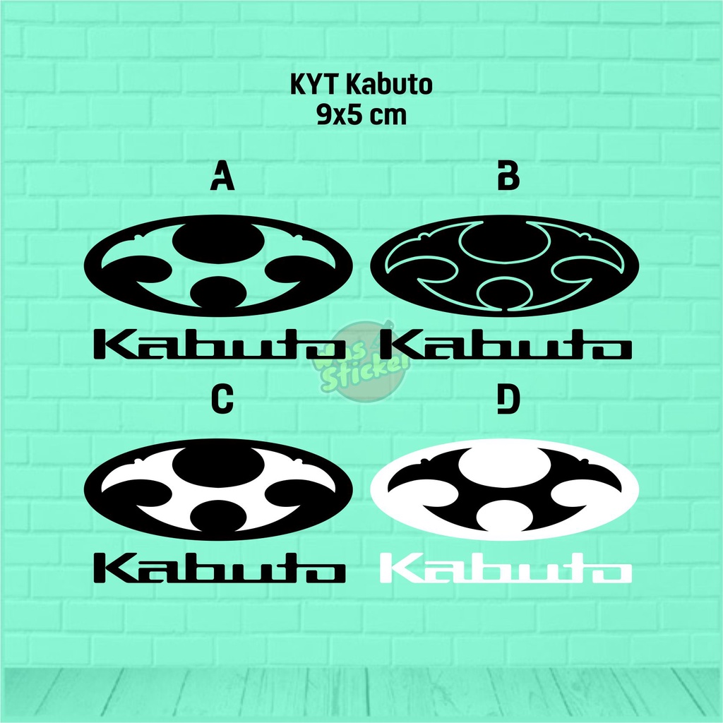cutting sticker Kabuto helmet