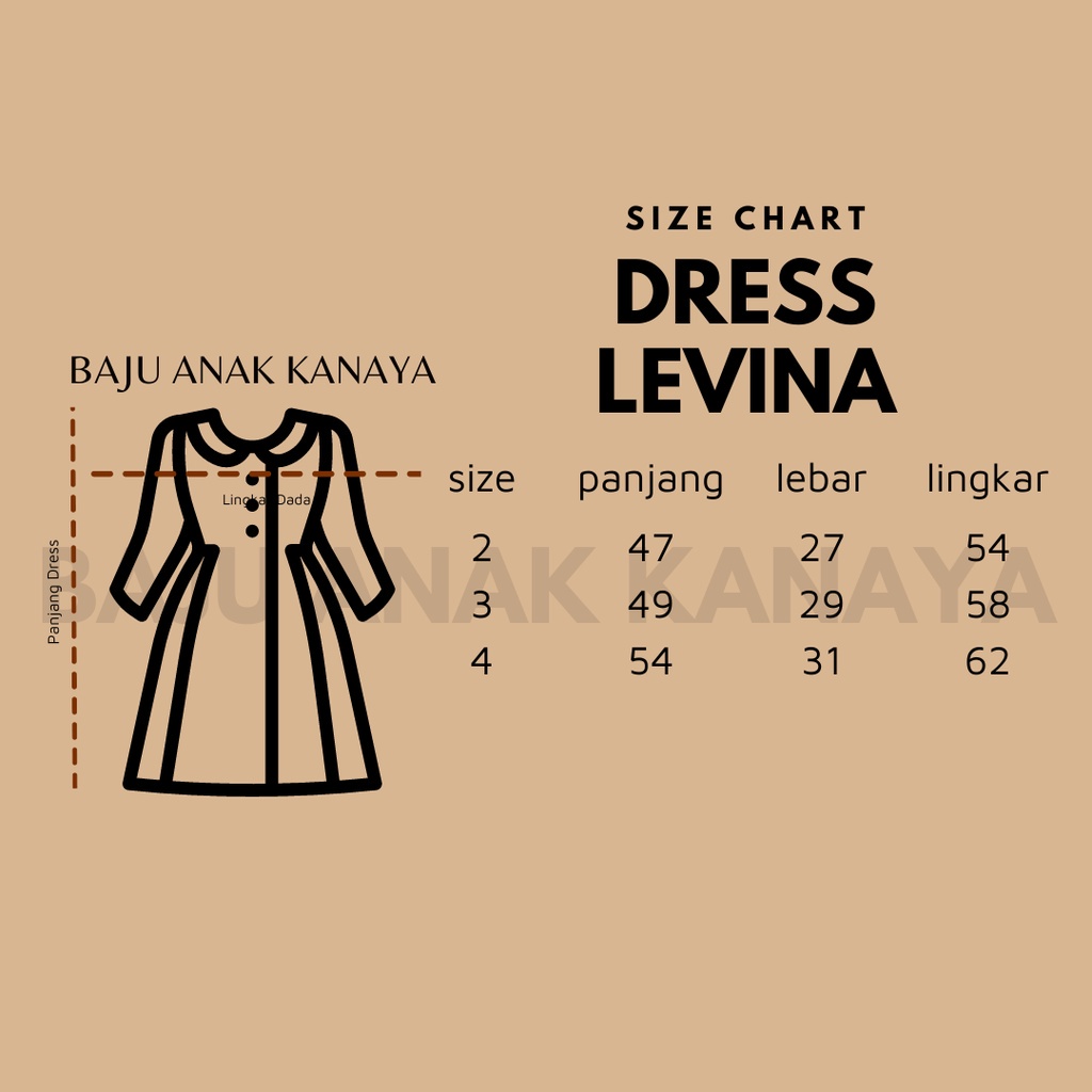 2-4TH DRESS ANAK PEREMPUAN LEVINA DRESS ANAK HARIAN by Bobo Kids