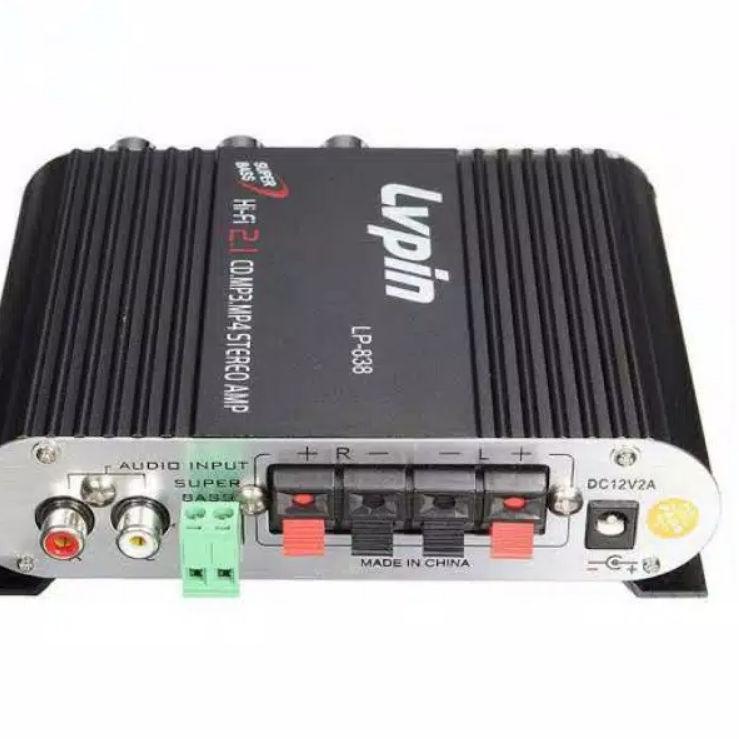 Sale Terbatas Amplifier mini 200W Rms Mini Hi-Fi 2.1 untuk Mobil - Motor - Rumah
