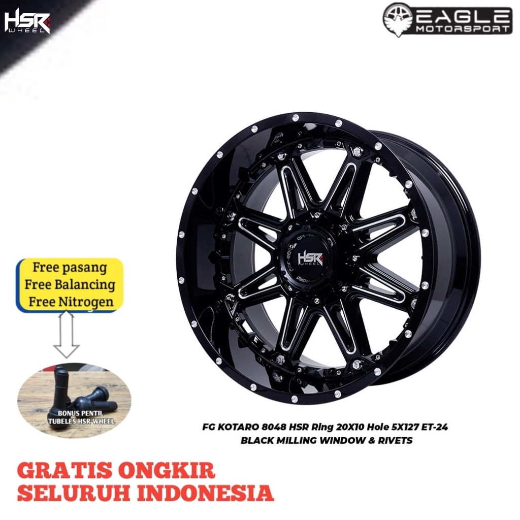 VELG MOBIL R20 RING 20 VELG MOBIL RUBICON HSR WHEEL FG KOTARO