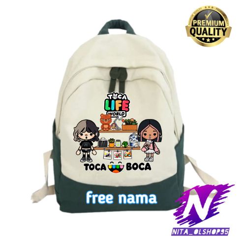 tas toca boca ransel anak toca world life game