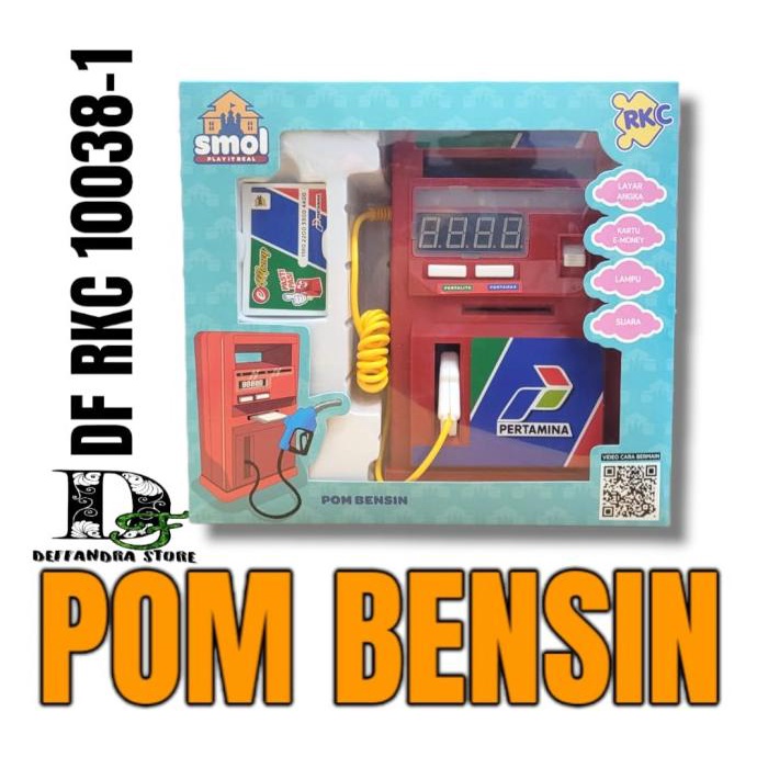 Play It Real Rkc 10038-1 Pom Mini Mainan Edukasi Anak Pom Bensin