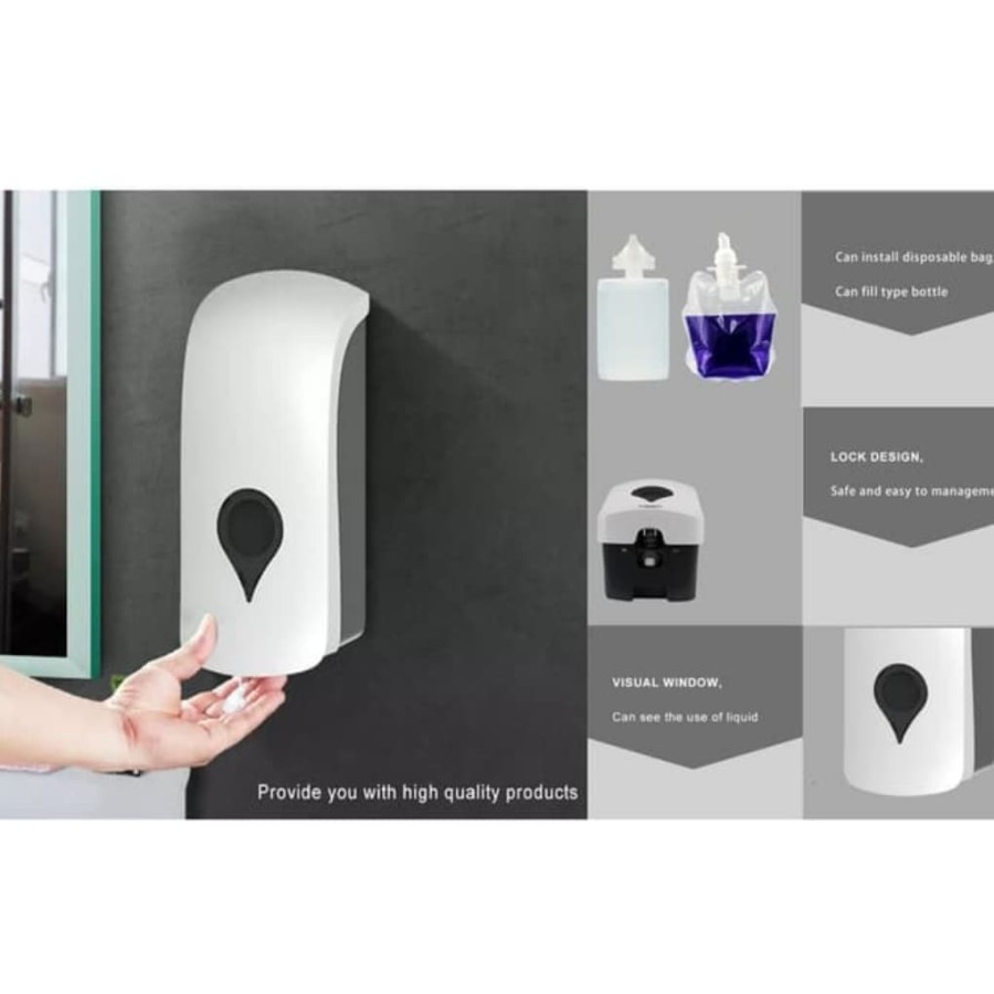 (Serba Serbi)Soap Dispenser 1000ml Best Quality /Tempat Sabun Cair Besar Dispenser Sabun Sampo Otomatis