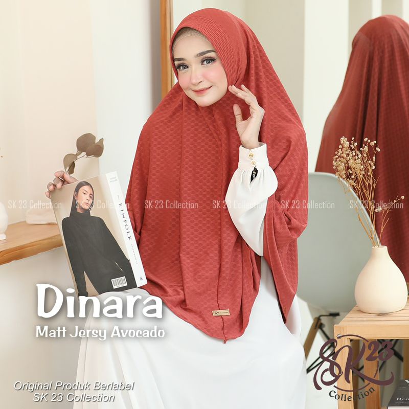 Hijab Jumbo Instan DINARA ORI SK23 COLLECTION